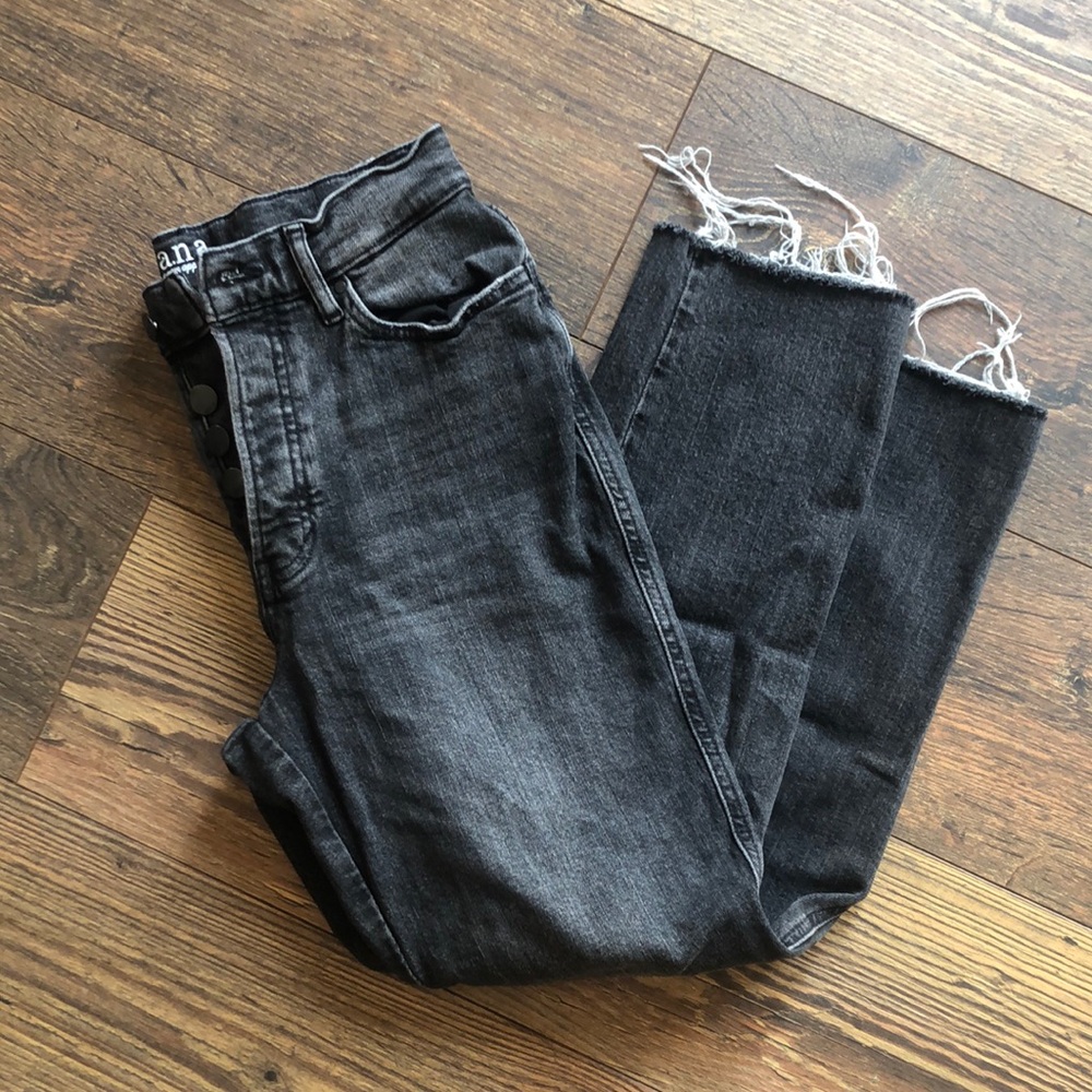 a.n.a. High Rise Straight jeans